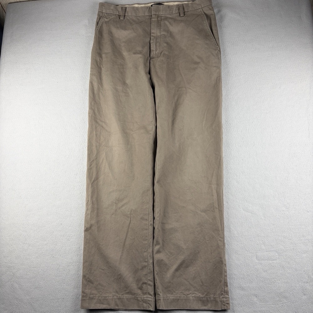Banana Republic Dawson Relaxed Fit Chino Pants Khaki Men's 35/36 Fits 35x34